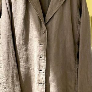 Eileen Fisher linen jacket size large